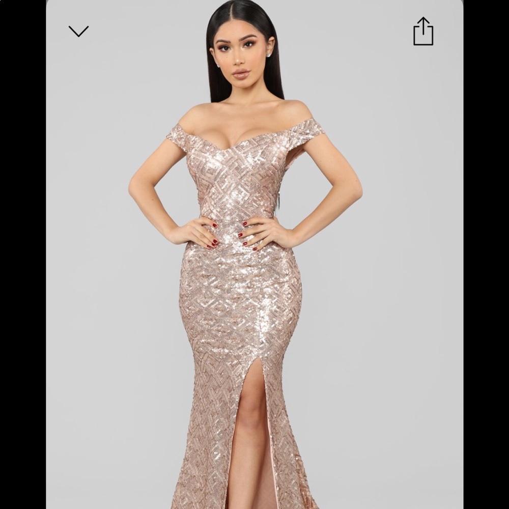 Fashion Nova - Sequin Maxi Dress
